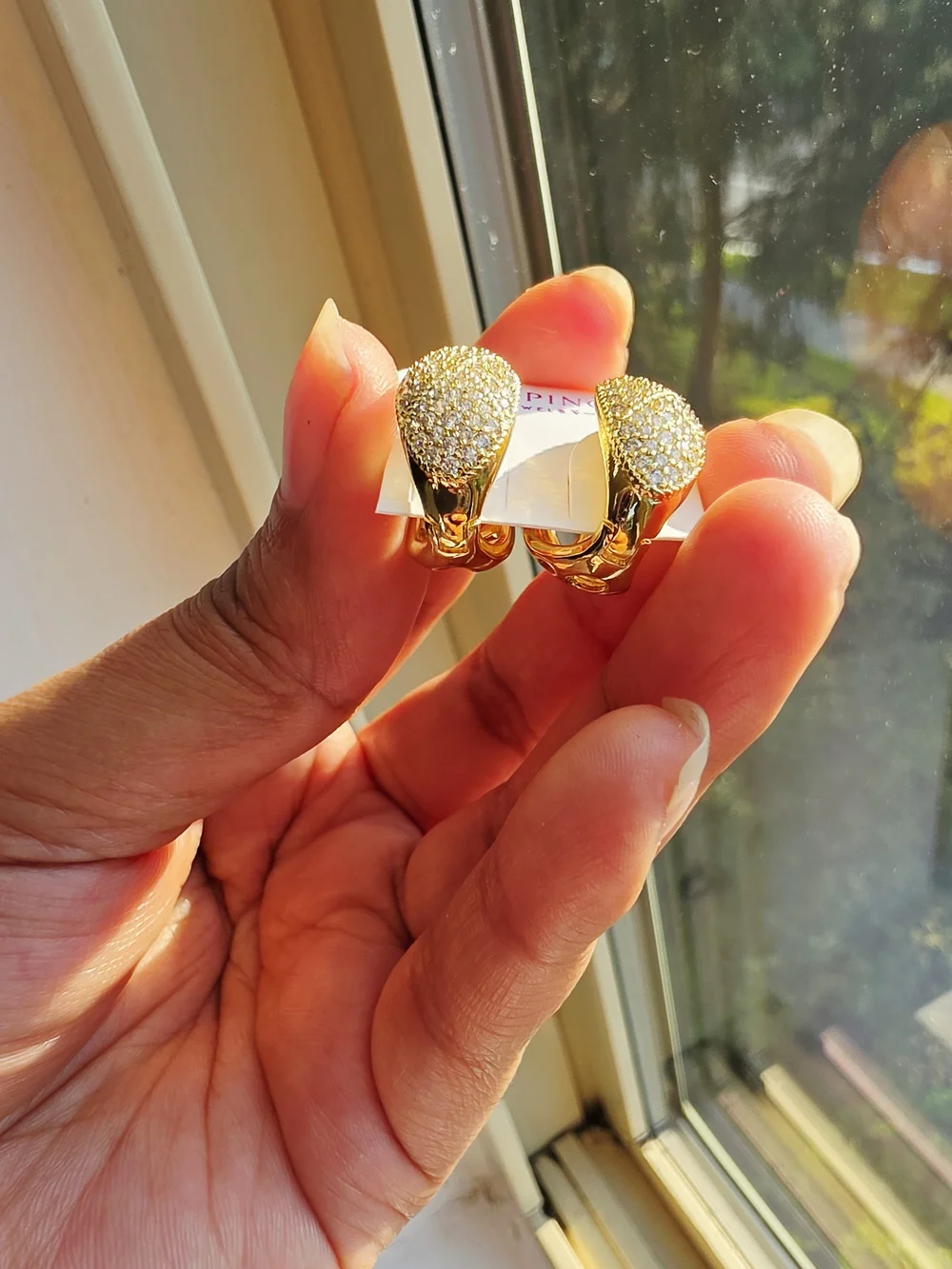 Hermosas Argollas Para Dama Oro Laminado 14k